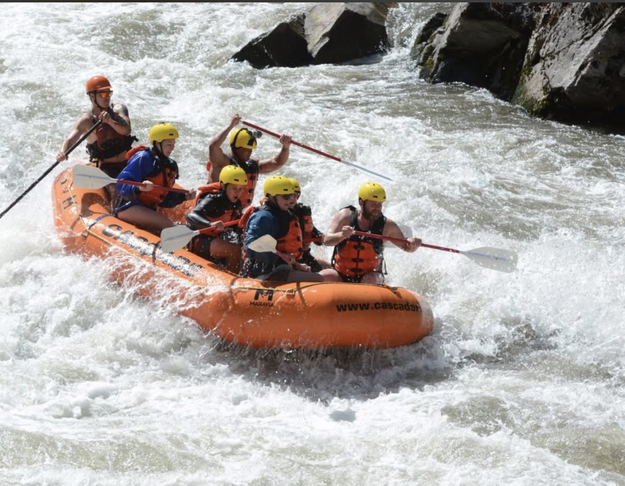 White-water rafting adventure