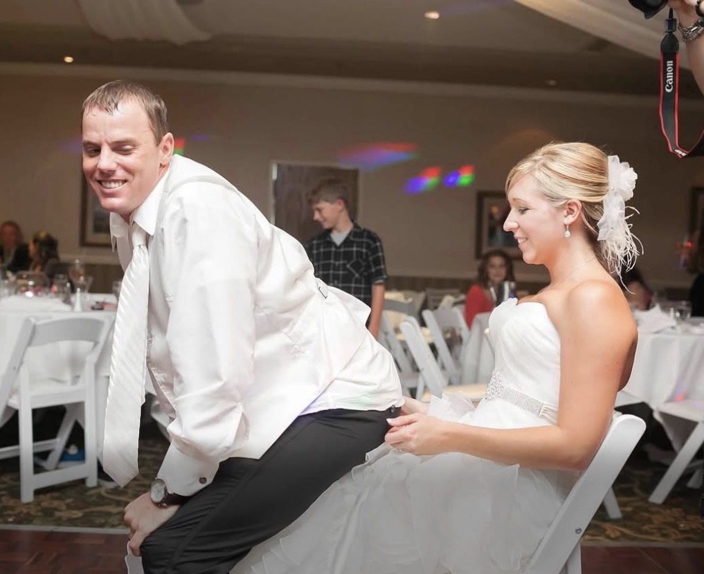 A playful wedding memory