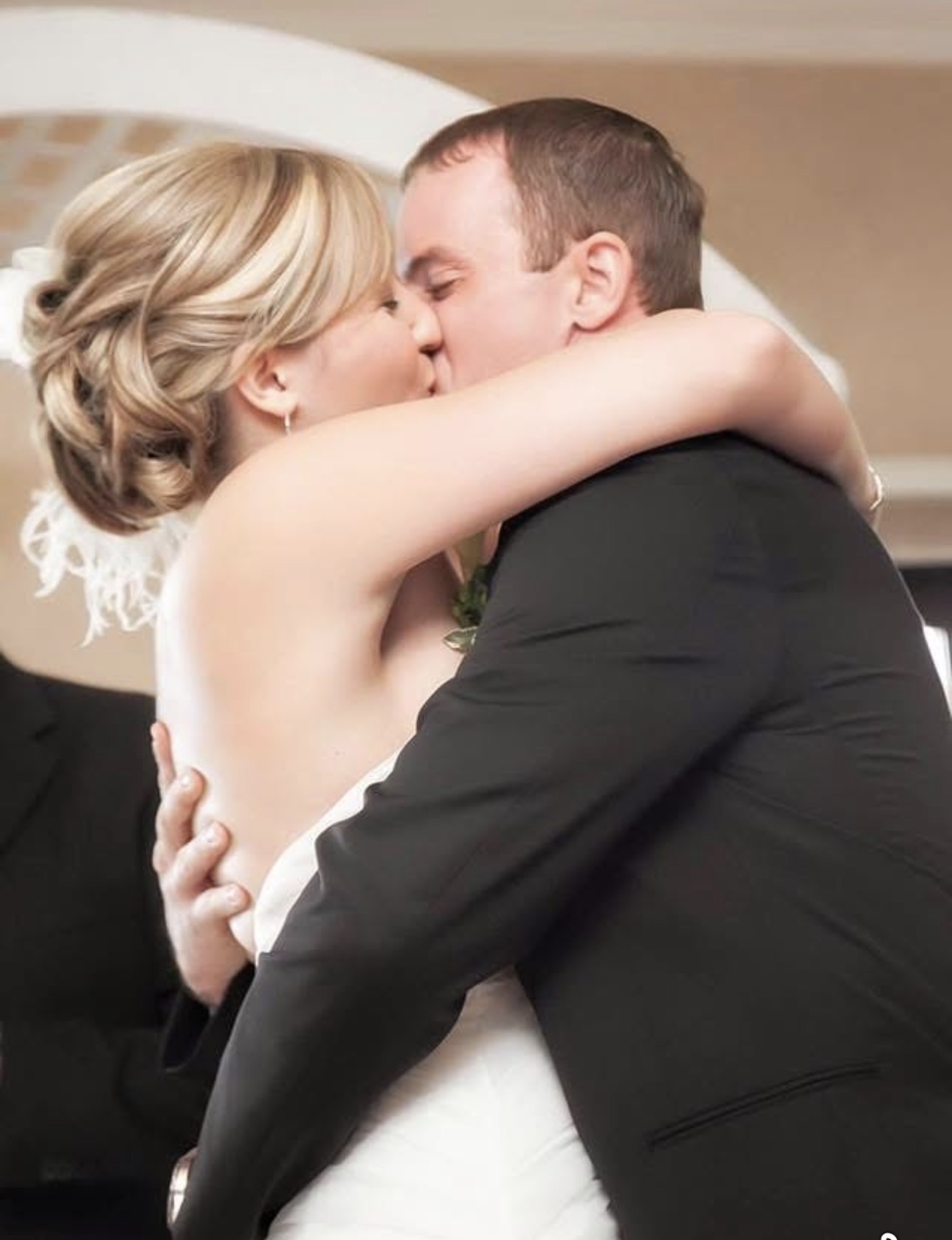 Wedding kiss